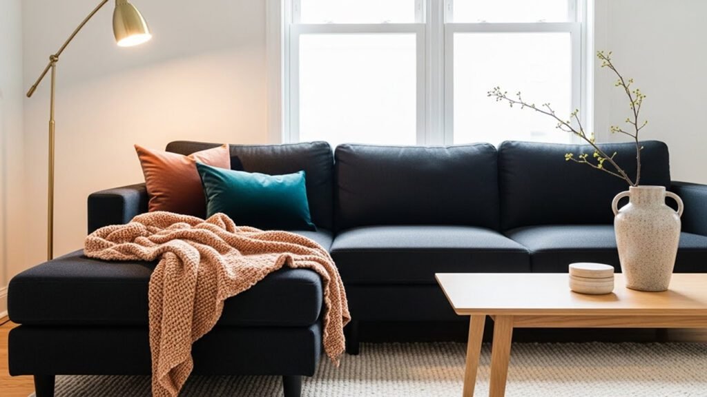 Black Couch Living Room Decor Ideas