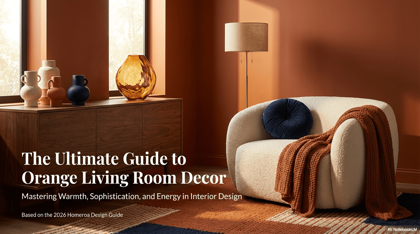 Orange living room decor ideas guide carousal