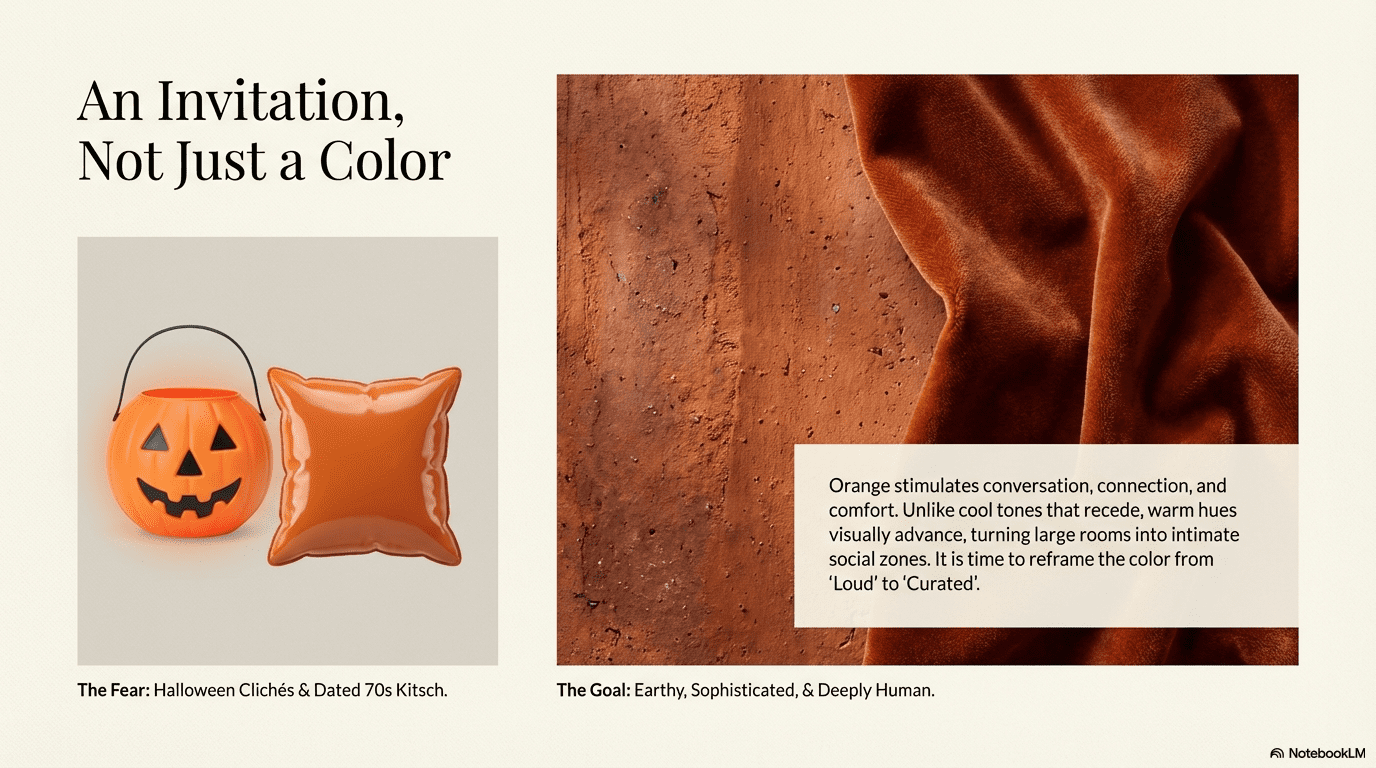 Orange living room decor ideas guide carousal