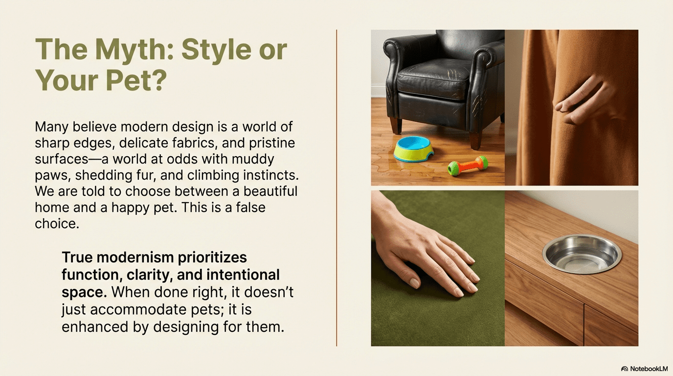 Modern Living Room Decor Ideas for Pet Owners