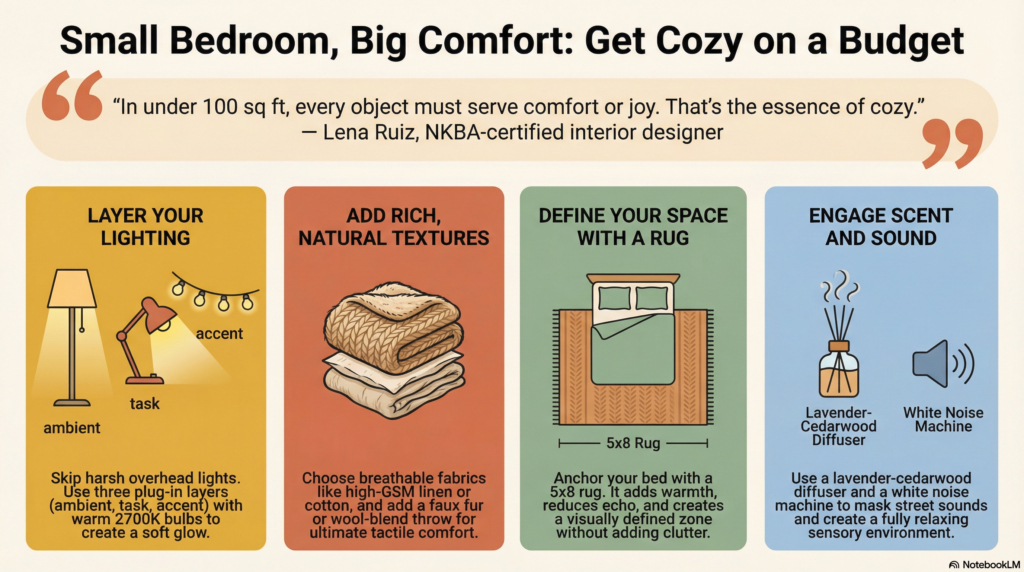 10 Budget cozy bedroom ideas for small rooms