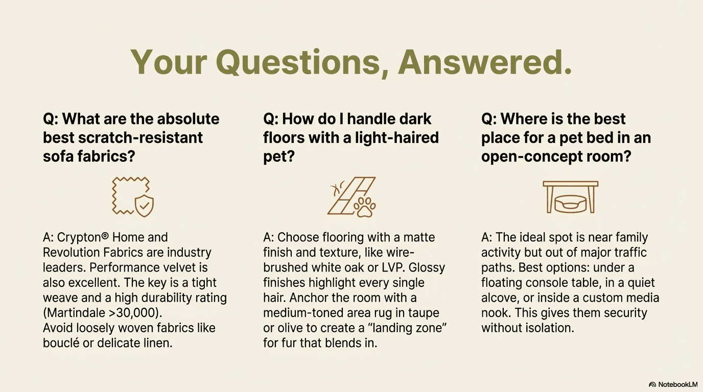 Modern Living Room Decor Ideas for Pet Owners