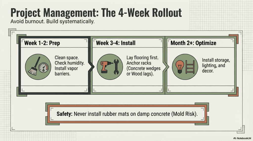 Prep the Space (Clean, Reinforce, Ventilate)