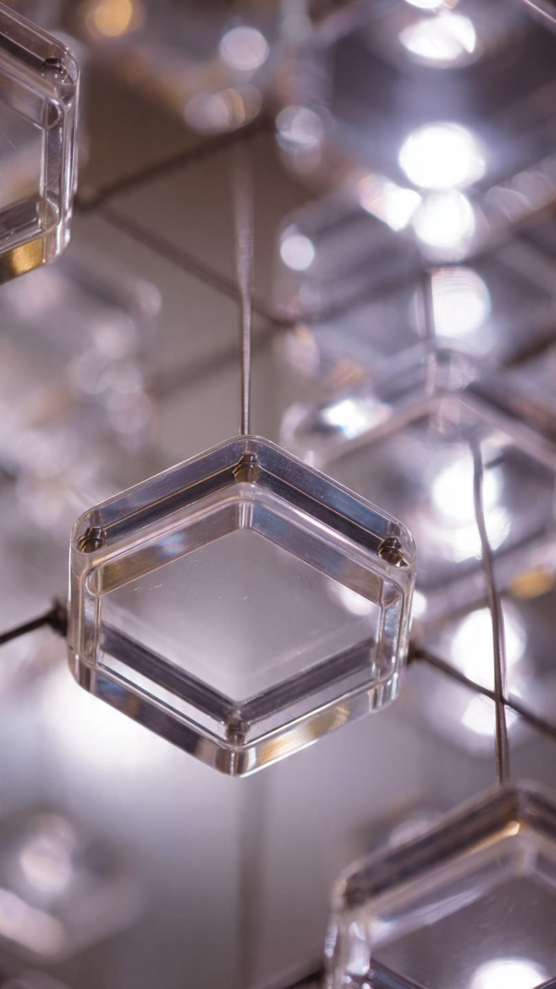 Artistic floating frame gallery system with layered depth