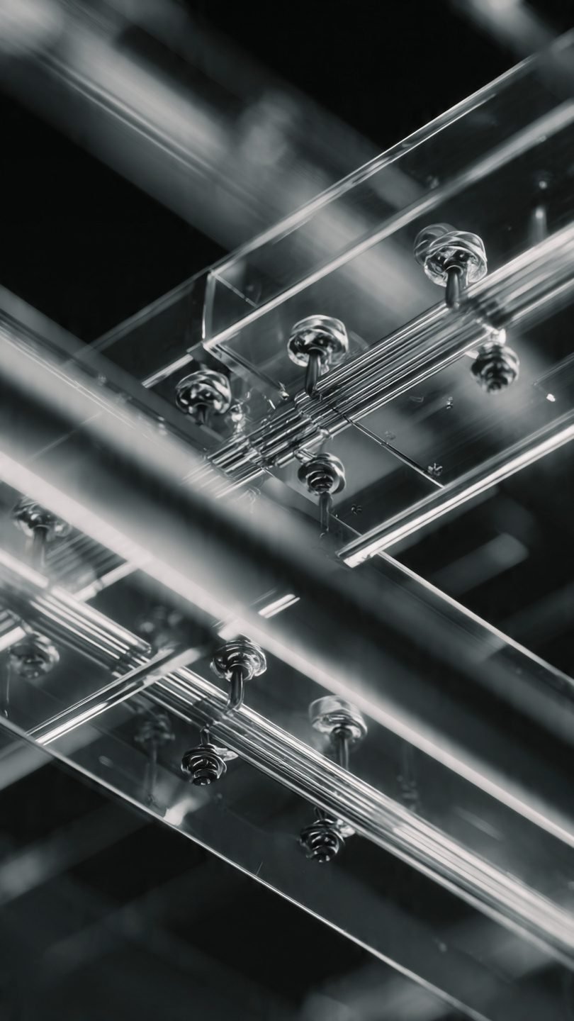 Artistic floating frame gallery system with layered depth