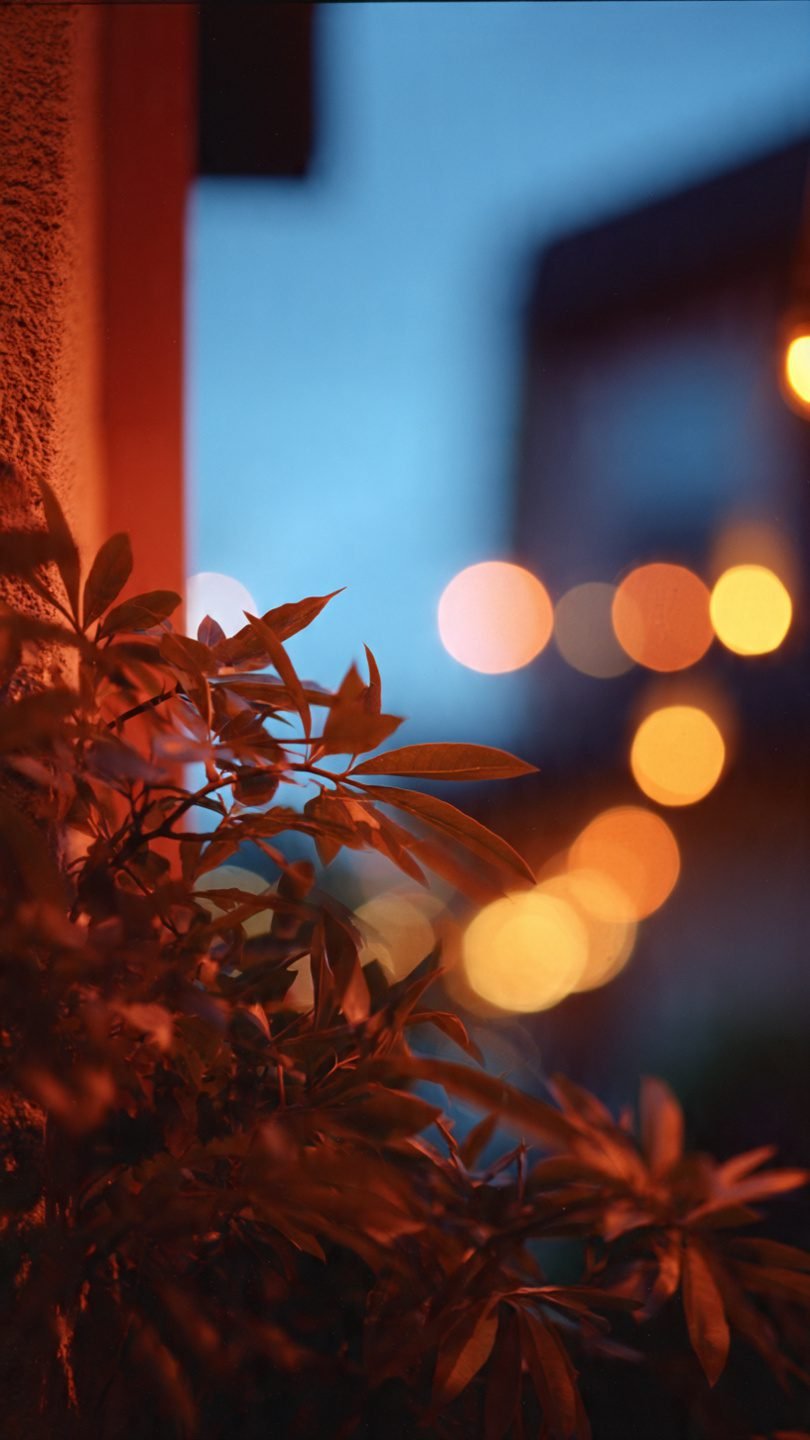 Artistic layered lighting installation in living room