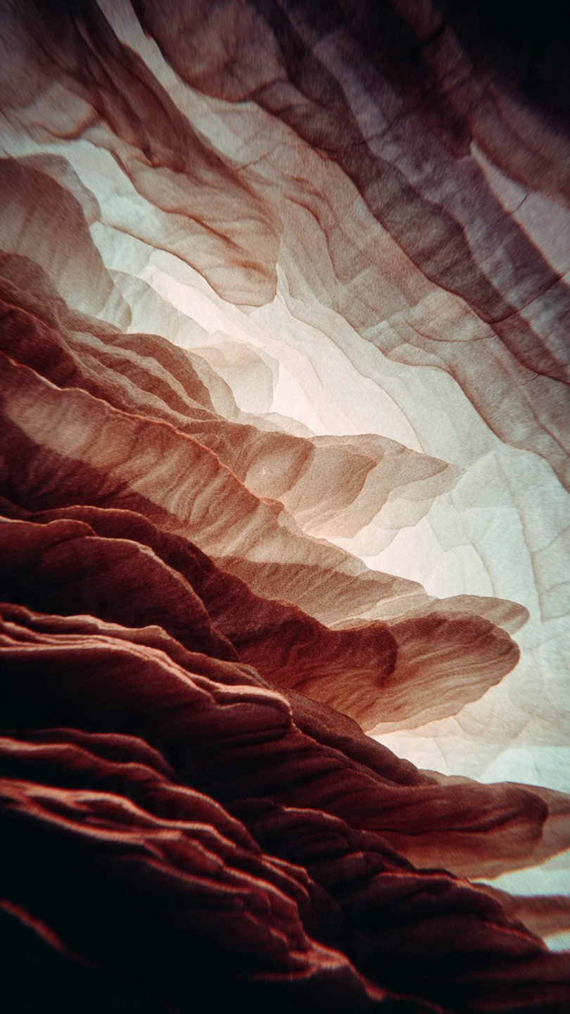 Artistic sheer fabric installation with lighting effects