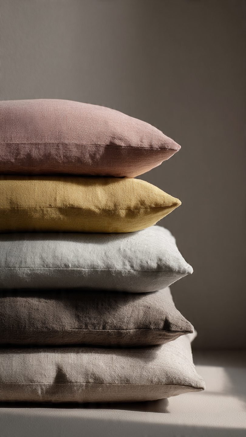 Comparison of warm neutral paint undertones for cozy small bedrooms—showing why greige beats pink or yellow beige under 2700K lighting.