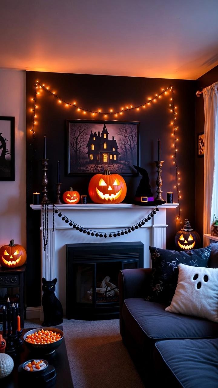 Halloween Living Room Decor