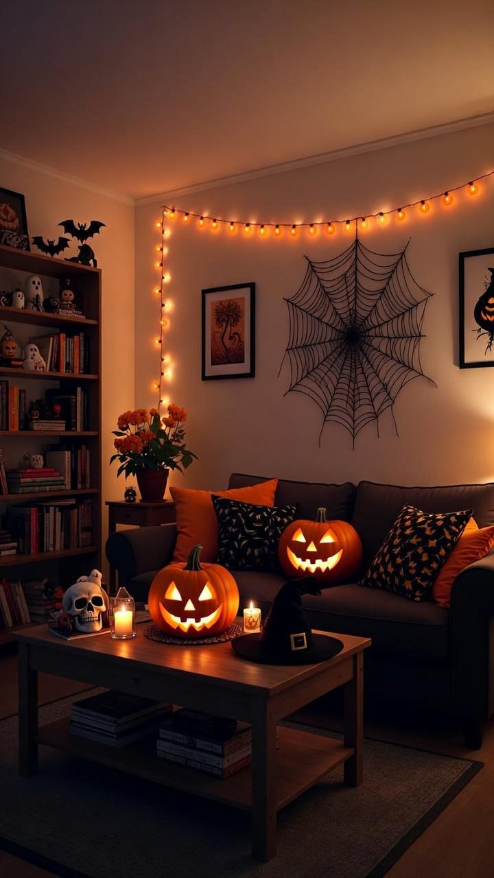 Halloween Living Room Decor