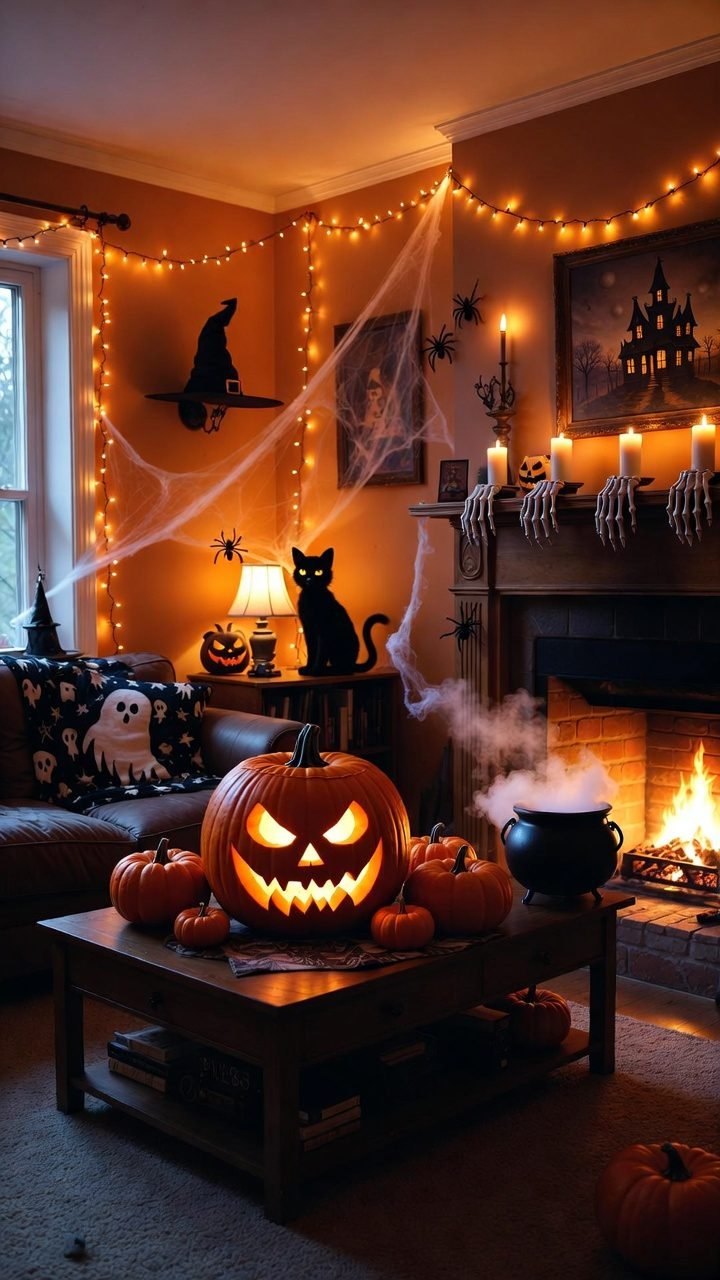 Halloween Living Room Decor