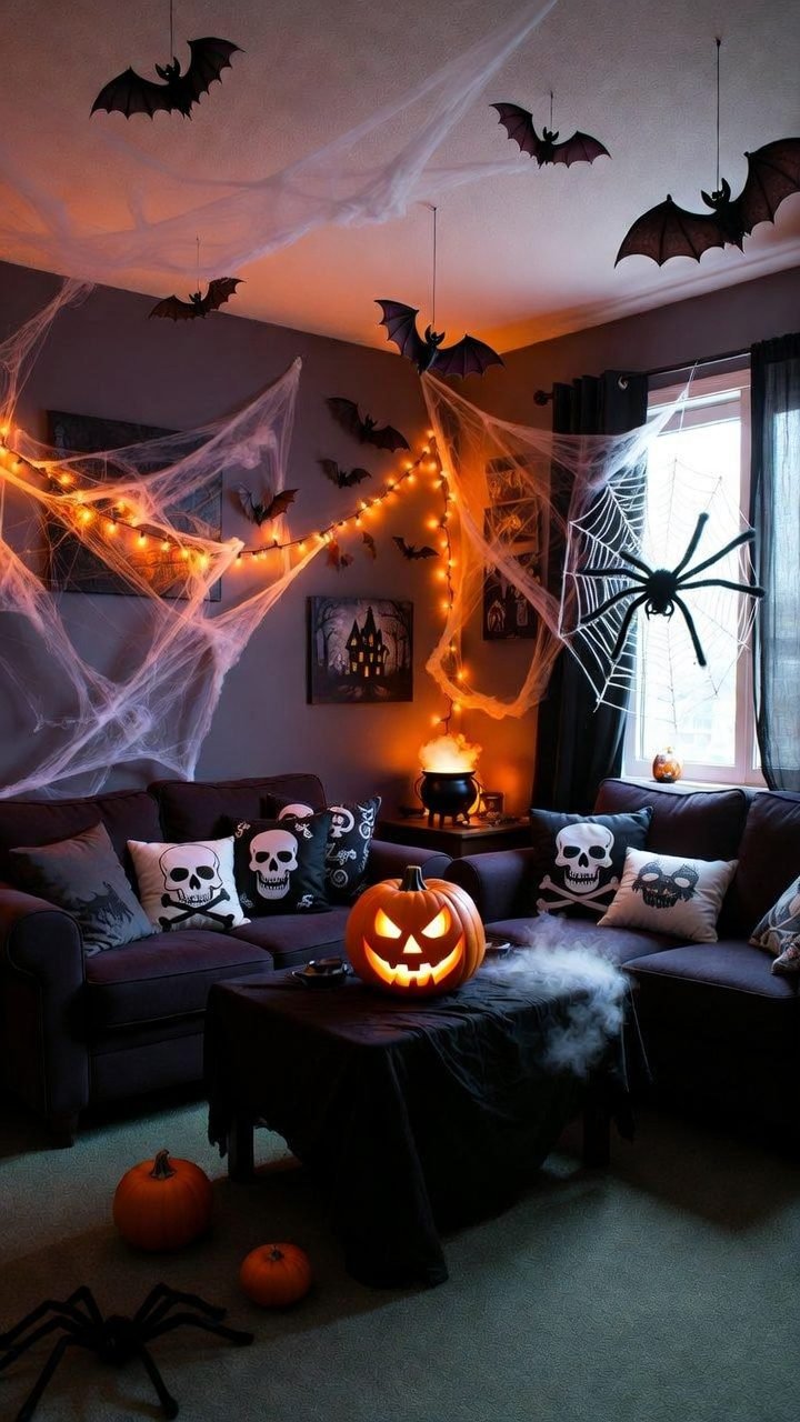 Halloween Living Room Decor