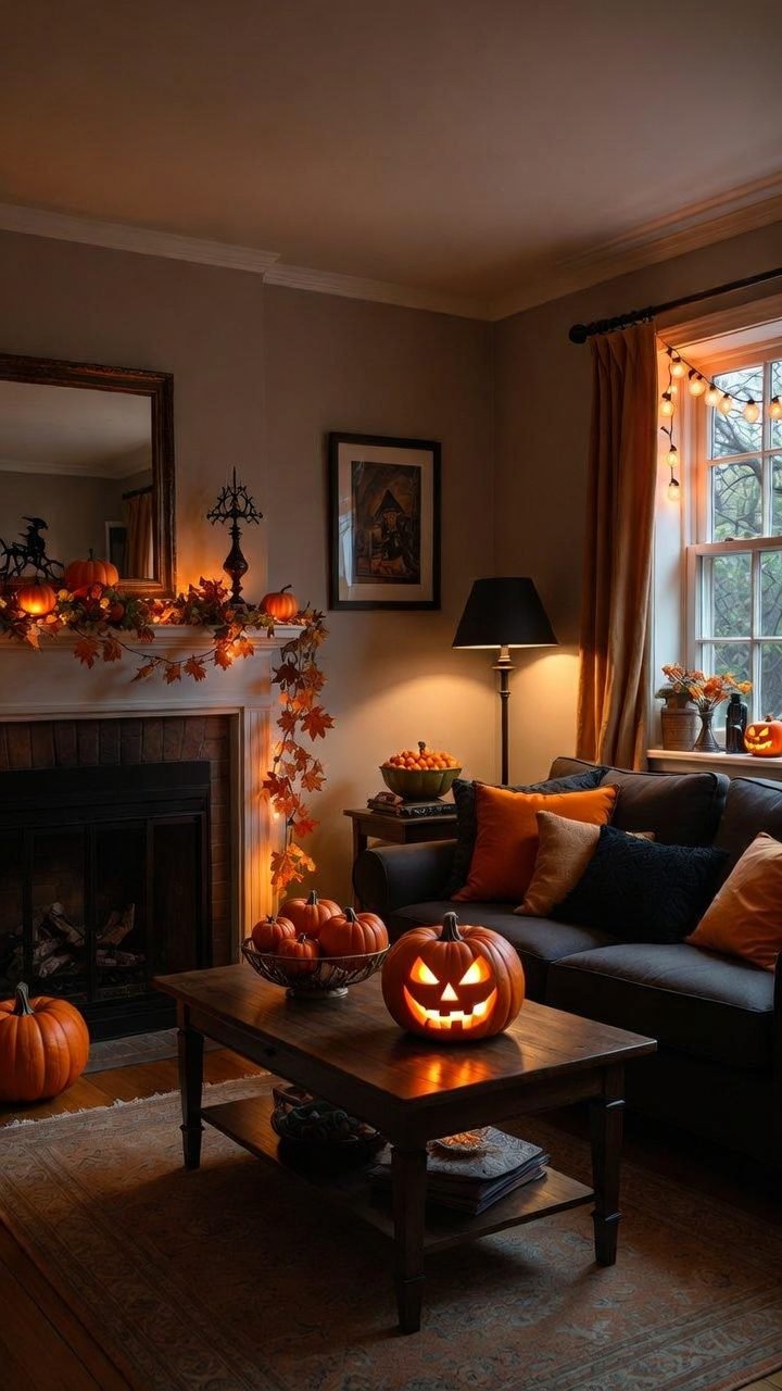 Halloween Living Room Decor