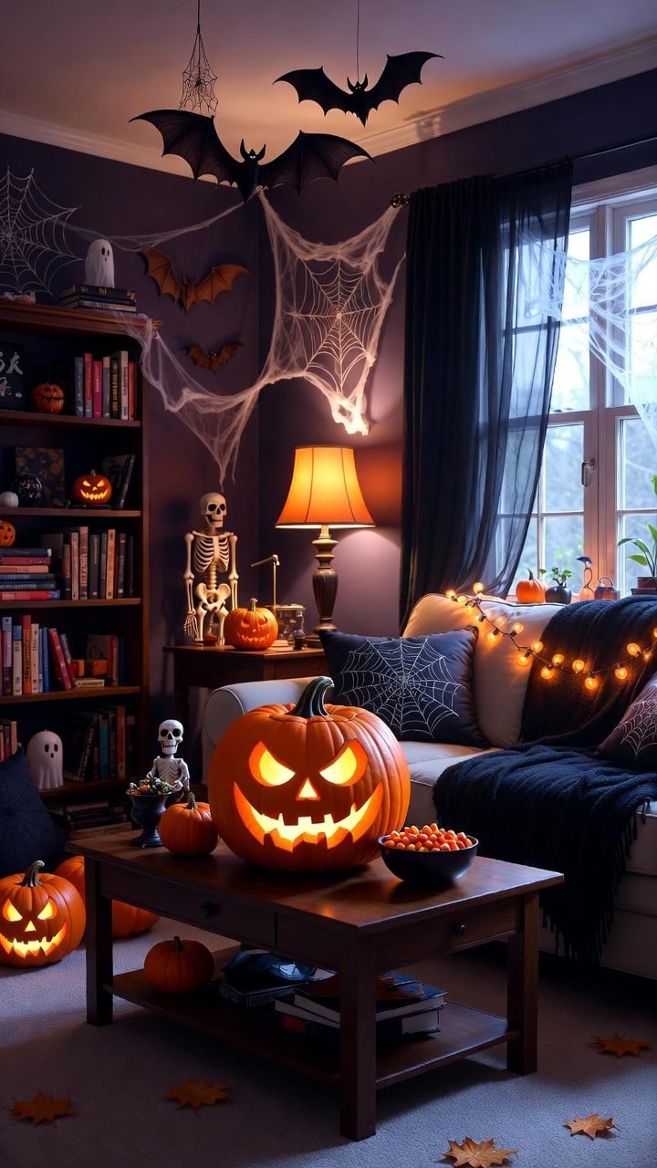 Halloween Living Room Decor