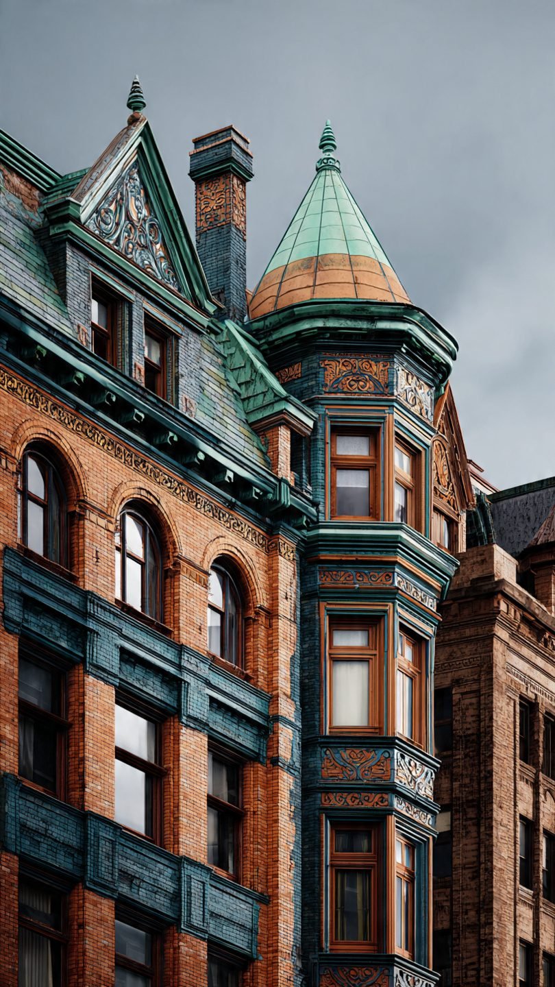 Modern artistic interpretation of historical colors