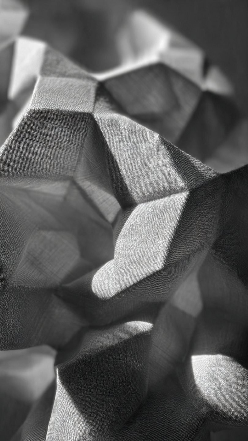 Three-dimensional artistic fabric sculpture installation