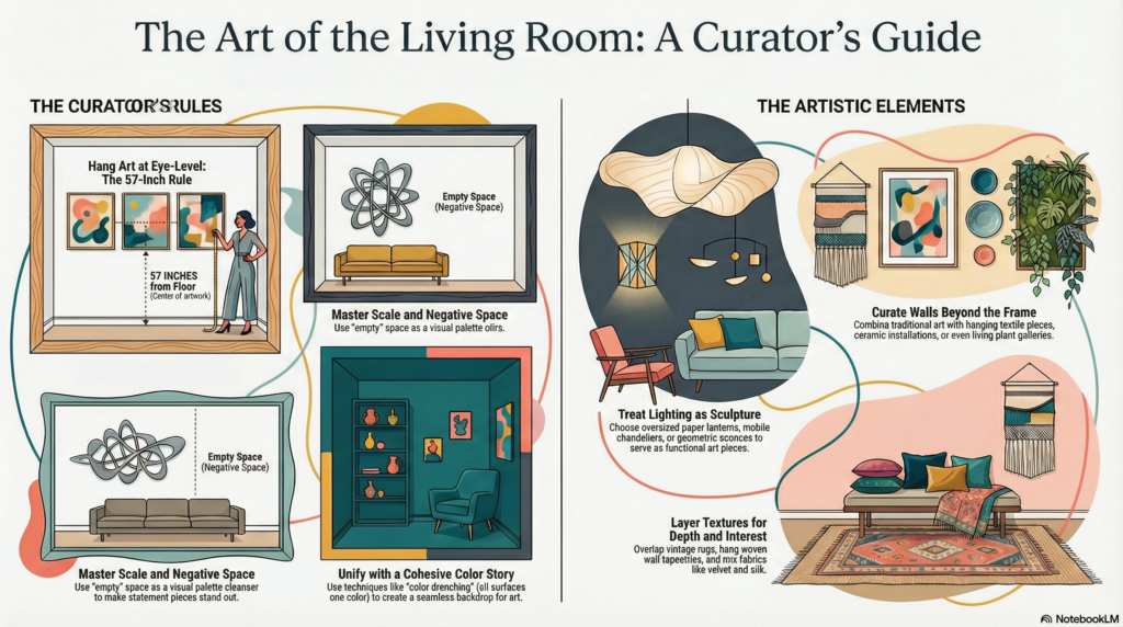 75 Stunning Artistic Living Room Décor Ideas for 2026